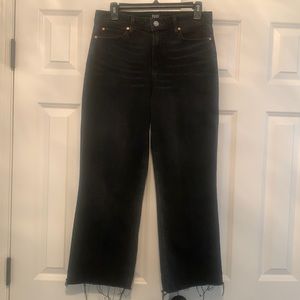 Paige Nellie Mid-Rise Cropped Culottes